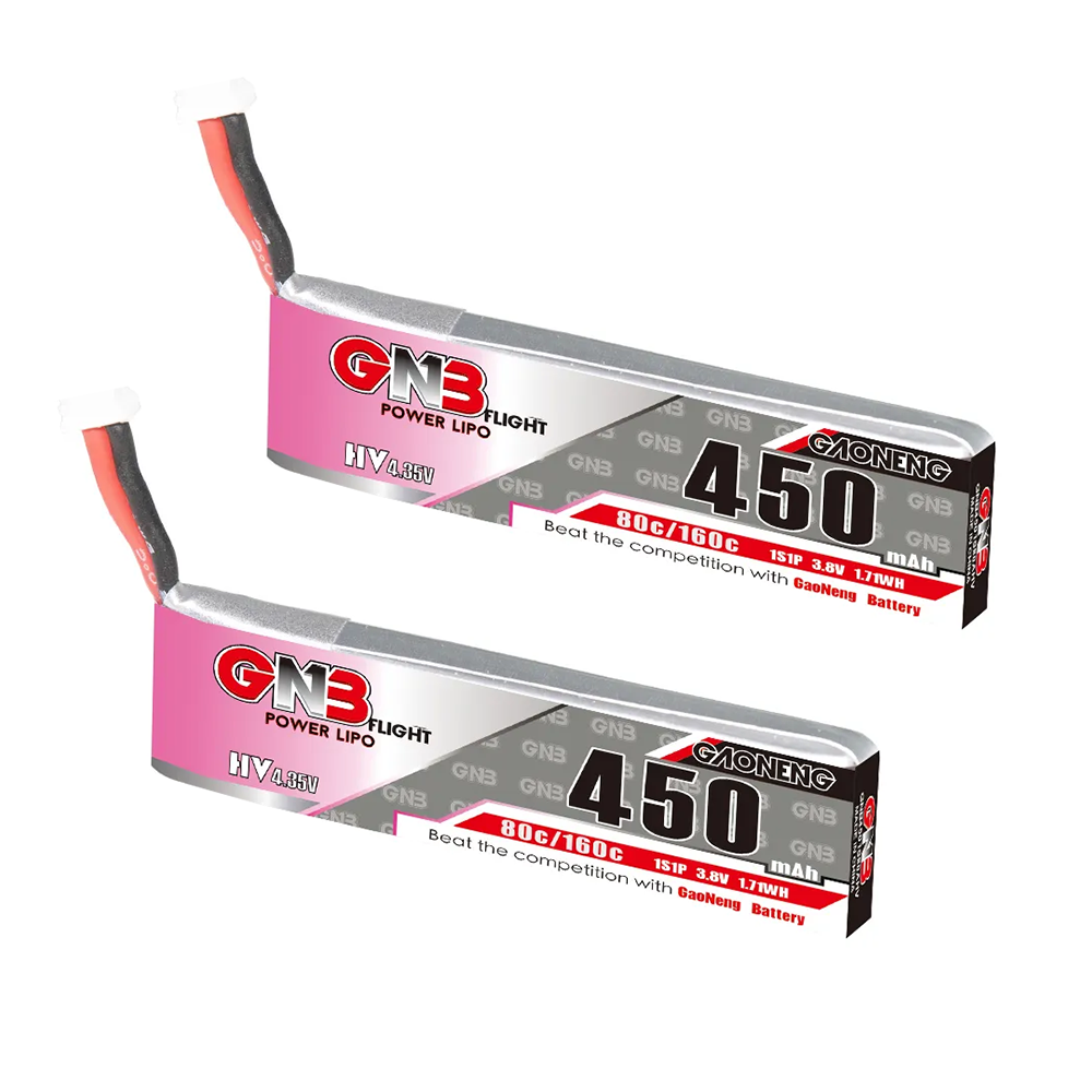 2pcs new GNB 2S 7.6V 450mAh 80 - đánh giá và giá Drone Racing Charger