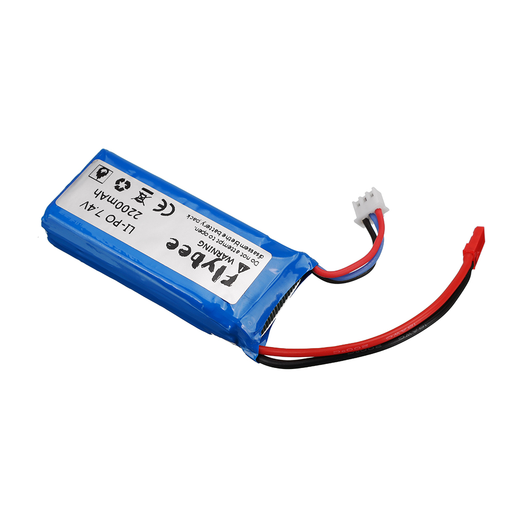 (JST plug) 2200mAh 7.4V 2S Lip - đánh giá và giá Drone Racing Charger