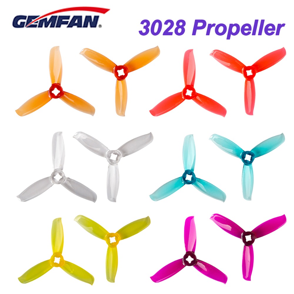 Bộ 10 Đôi Tất/20 Chiếc Gemfan  - đánh giá và giá Drone Racing Propeller