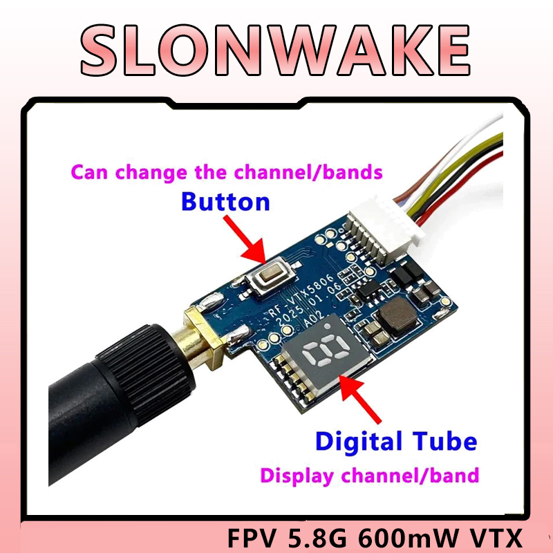 SLONWAKE 5.8G TS5823 PRO Mini  - đánh giá và giá Drone Racing Transmitter