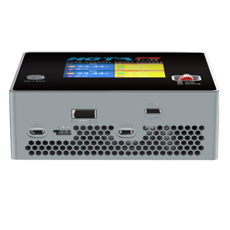 F6 4-Channel Smart Balance Cha - đánh giá và giá Drone Racing Charger