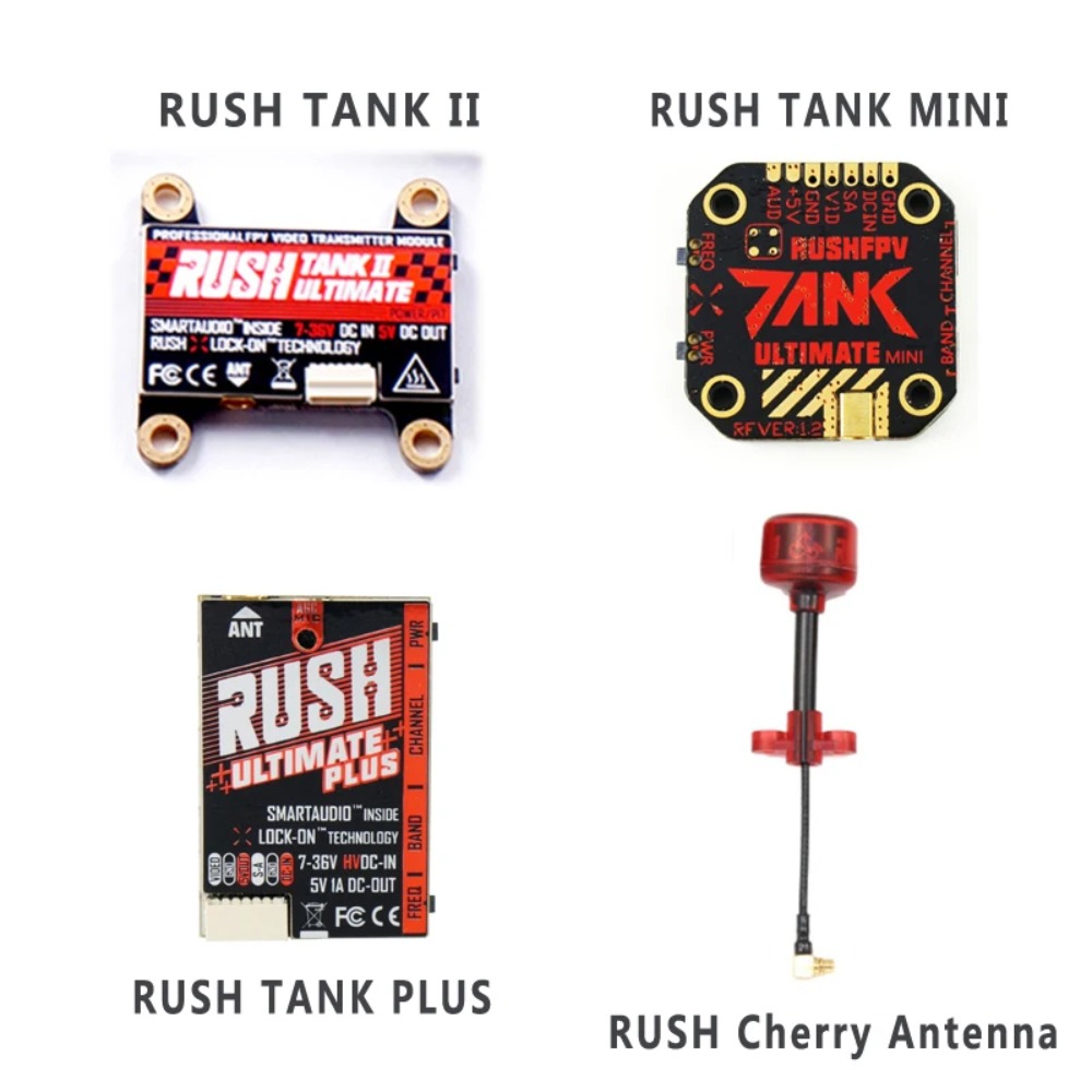 RUSH TANK Ultimate II/Mini/PLU - đánh giá và giá Drone Racing Transmitter